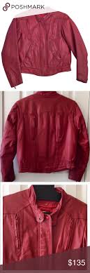 Vintage Hein Gericke Red Leather Motorcycle Jacket Leather Motorcycle Jacket Jackets Vintage Jacket