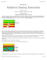 In the second exercise, they have to join two sentences using a relative. Read Online Relative Dating Lab Gore Geology Answers Free E Book