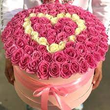 Emotion And Feeling Heart Shape Rose Flowers Online Flower Delivery Flower Delivery Pink Lily Flower