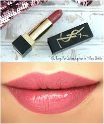 Yves Saint Laurent Rouge Pur Couture The Slim Lipstick отзывы Yves Saint Laurent Ysl Holiday 2018 Gold Attraction Edition Rouge Pur Couture Lipstick In 9 Rose Stiletto Review And Swatch Lip Colors Lipstick Ysl Makeup
