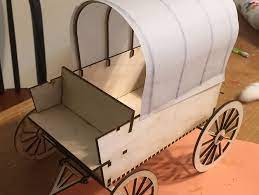 Download Laser Cutting 3d Puzzle Covered Wagon Svg File Free Download 3axis Co