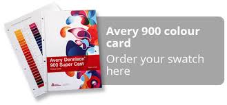 Avery Dennison 900 Vinyl Super Cast Avery 900 Sign Vinyl