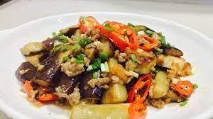 Chin chin eating house, singapore picture: Stir Fried Eggplant With Salted Fish å'¸é±¼ç‚'èŒ„å­ Youtube