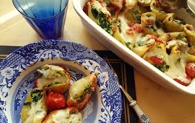 Baked Conchiglioni Pasta Shells With Spinach And Ricotta The Pasta Project Recipe Stuffed Pasta Shells Pasta Recipes Italian Recipes