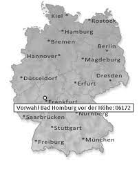 Vorwahl Telefon Bad Homburg vor der Höhe: 06172