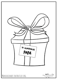 Dibujos para colorear del día del padre. Dibujos Para El Dia Del Padre Manualidades Infantiles