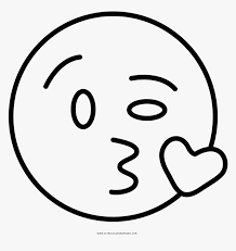 These spring coloring pages are sure to get the kids in the mood for warmer weather. Kiss Emoji Coloring Page Hd Png Download Kindpng