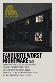 It's the most lively song on the album, and matt helders' impressive drum fills infuse the song with a brisk, kinetic energy. Minimalist Polaroid Album Poster Arctic Monkeys Favourite Worst Nightmare Minimalist Poster Arctic Monkeys Music Poster Design