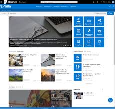 We have identified how an intranet platform is beneficial for any organization and staff can utilize this platform to improve the collaborative process. 3 Great Examples Of Sharepoint Intranet Homepages To Inspire You Klarinet Solutions Llc