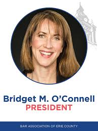 Bridget O'Connell was sworn in as the Bar Association of Erie County's  113th president at our 132nd Annual Meeting, held today. Congratulations,  Bridget! We can't wait to see what's in store for