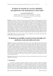 Cursuri de gramatica engleza pentru incepatori. Pdf Evaluare In Sistemele De Cercetare ÈtiinÈificÄ Prin Platforme Web Instrumente Si ReÅ£ele Online