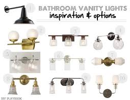 Classic bathroom vanity with stylish pendant lights offer a vintage look. Bathroom Vanity Lighting Inspiration And Shiplap Diy Playbook