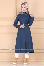 Modaselvim Kap Kapsonlu Tesettur Kap 1049va391 Indigo With Images Fashion Outfits Fashion Outfits