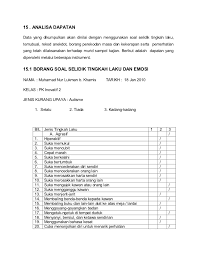 Merekod maklumat salahlaku disiplin murid di seluruh malaysia dengan capaian yang mudah dan berkesan. Contoh Laporan Kajian Kes Tingkah Laku