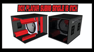 Mas saya punya box yg cocok di kawinin sama box planar dan turbo. Skema Plan Box Planar Sub118 Single 18 Inch Versi Brewog Audio Youtube