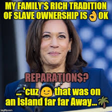 Kamala Harris on Dem Reparations - Imgflip
