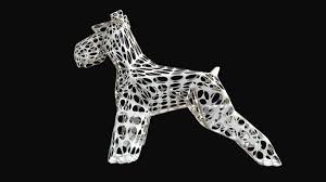 Schnauzer Dog Figure 2 3d Print Model Schnauzer Dogs Schnauzer Dogs