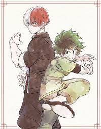 Boku No Hero Academia Todoroki Shouto Midoriya Izuku Boku No Hero Academia Hero My Hero Academia Manga