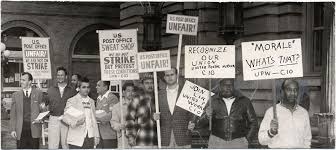 Postal Workers Picketing Outside The Main Post Office At Seventh And Mission Streets 1957 Postal Worker Postal Post Office