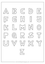 A pdf document with alphabet letter (upper and lowercase) outlines that . Hollow Block Letters Cheap Buy Online