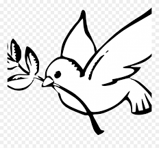 How to draw a dove of peace easy and step by step. Draw A Dove Easy Clipart 4231572 Pinclipart