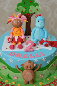 In The Night Garden Themed Birthday Cake Night Garden Themed Birthday Cakes Garden Cakes