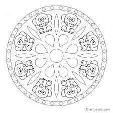 Kostenlose mandala vorlagen für kindergartenkinder mit wunderschönen einfachen motiven. Elefanten Mandala Fur Kinder Gratis Ausdrucken Ausmalen Artus Art