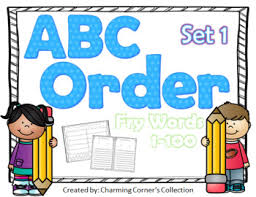 The fry word list or instant words are widely accepted to contain the most used words in reading and writing. Fry Words Abc Order Set 1 Words 1 100 Distance Learning Tpt