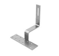 Photovoltaic Mounting Hardware Stainless Steel Adjustable Solar Panel Roof  Hooks - 180° Flat Design For Tile Roofs Stainless Steel Roof Hook