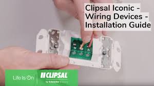 They control the electricity to one light source. Clipsal Iconic Wiring Devices Installation Guide Youtube