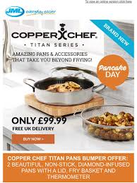 Order copper chef titan pan today! Jml Direct Amazing Pans That Take You Beyond Frying Milled