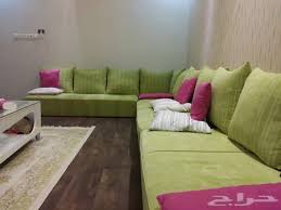 كنب تفاحي ورمادي