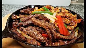 Easy Beef Fajitas Recipe Stove Top Beef And Chicken Fajitas Youtube