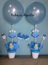 Centro De Mesa Baby Shower Para Nene 6329 Mla5053555441 092013 F Jpg 768 Decoraciones De Fiestas Para Bebes Decoraciones De Baby Shower Para Ninos Baby Shower