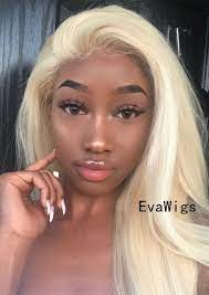 Platinum Blonde Virgin Human Hair Wig 16 Human Hair Wigs Blonde Frontal Hairstyles Wig Hairstyles