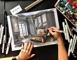 Interior Sketches Design Modelling Emirates Group Of Consultants Provid Interior Design Sketches Interior Architecture Drawing Interior Design Renderings