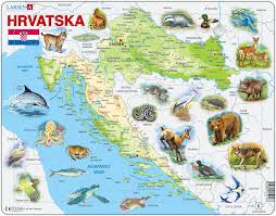 Les lieux ne sont pas classés par ordre d'intérêt. Puzzle Cadre Carte De La Croatie Et De Ses Animaux En Croate Larsen A19 Hr 54 Pieces Puzzles Cartes Du Monde Et Mappemonde Planet Puzzles