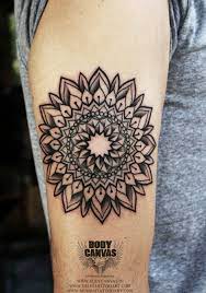 Mandala Lotus Tattoo Design On Arm Round Tattoo Small Mandala Tattoo Lotus Tattoo Design