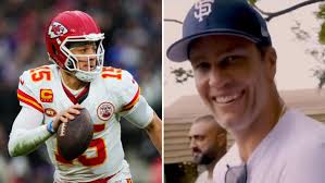 Tom Brady laughs as pal makes hilarious Patrick Mahomes GOAT remark while  visiting farm