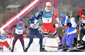It is however permitted to exchange poles in equipment exchange boxes during ski exchange in skiathlon competitions. Olympics Krueger Takes Gold As Norway Sweeps Men S Skiathlon Podium