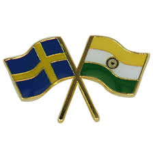 Nach dem flaggencode von indien hat die indische flagge ein seitenverhältnis von breite zu höhe von 3: Kop Pins Sverige Indien Flaggbutik