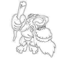 Cranky Kong Coloring Pages Printable Get Coloring Pages