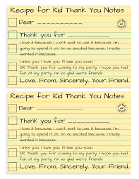 Never worry about losing your notes again. How To Write The Most Thoughtful Kid Thank You Notes