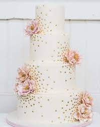 100 Wedding Cakes That Wow Pretty Wedding Cakes Simple Wedding Cake Gold Wedding Cake