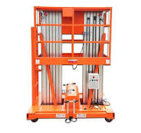 4-14m Hydraulic Electric Aerial Telescopic Double Mast Lift for Work  Platform
