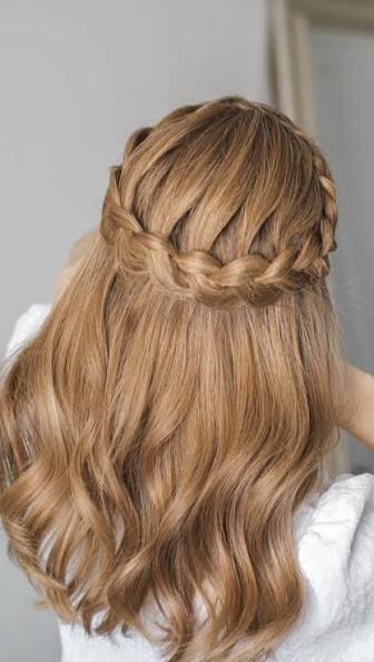 Half Up Dutch Crown Braid 👑 #missysueblog #missysuehair #hairreels #hairstyles #hairtutorial #braidedhair #hairreel #hairstylereels #hairtrends #updohairstyles