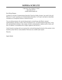 An activities director handles all aspects of planning corporate events for employees of a given company. Communication Specialist Cover Letter October 2021