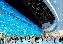 The World S Largest Shopping Mall Dubai With Aquarium And Underwater Zoo Dubai Aquarium Dubai Travel Dubai Mall