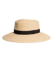 Check This Out Hat In Braided Paper Straw With A Grosgrain Band Width Of Brim 3 1 2 In Visit Hm Com To See More Straw Hat Hats Hat Band