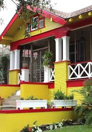Lemon Yellow Lipstick Red White Exterior House Colors House Colors New Orleans Homes